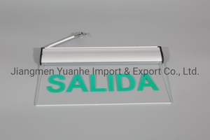 Emergency Exit Sign Light, Escape Sign Light with Transparent or Changeable PVC, Various Installation