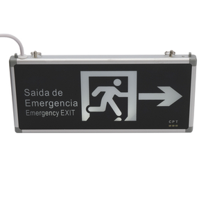 Running Man Double Sided Acrylic Exit Sign Waterproof IP30 LED Emergency Light