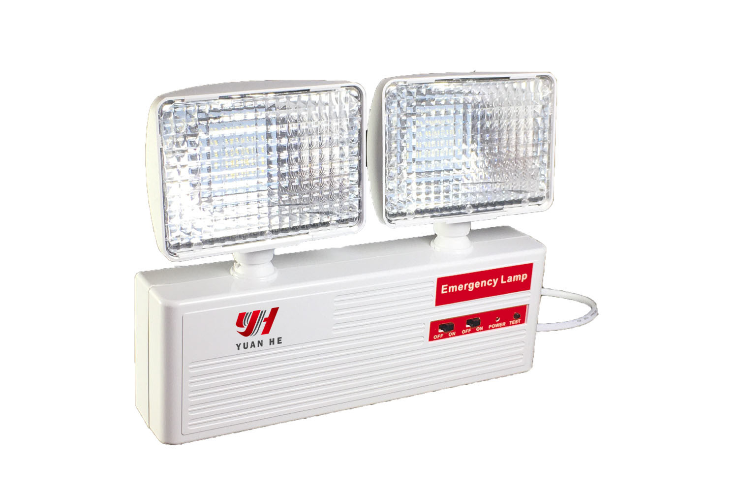 LED Rechargeable Emergency Twin Head Light