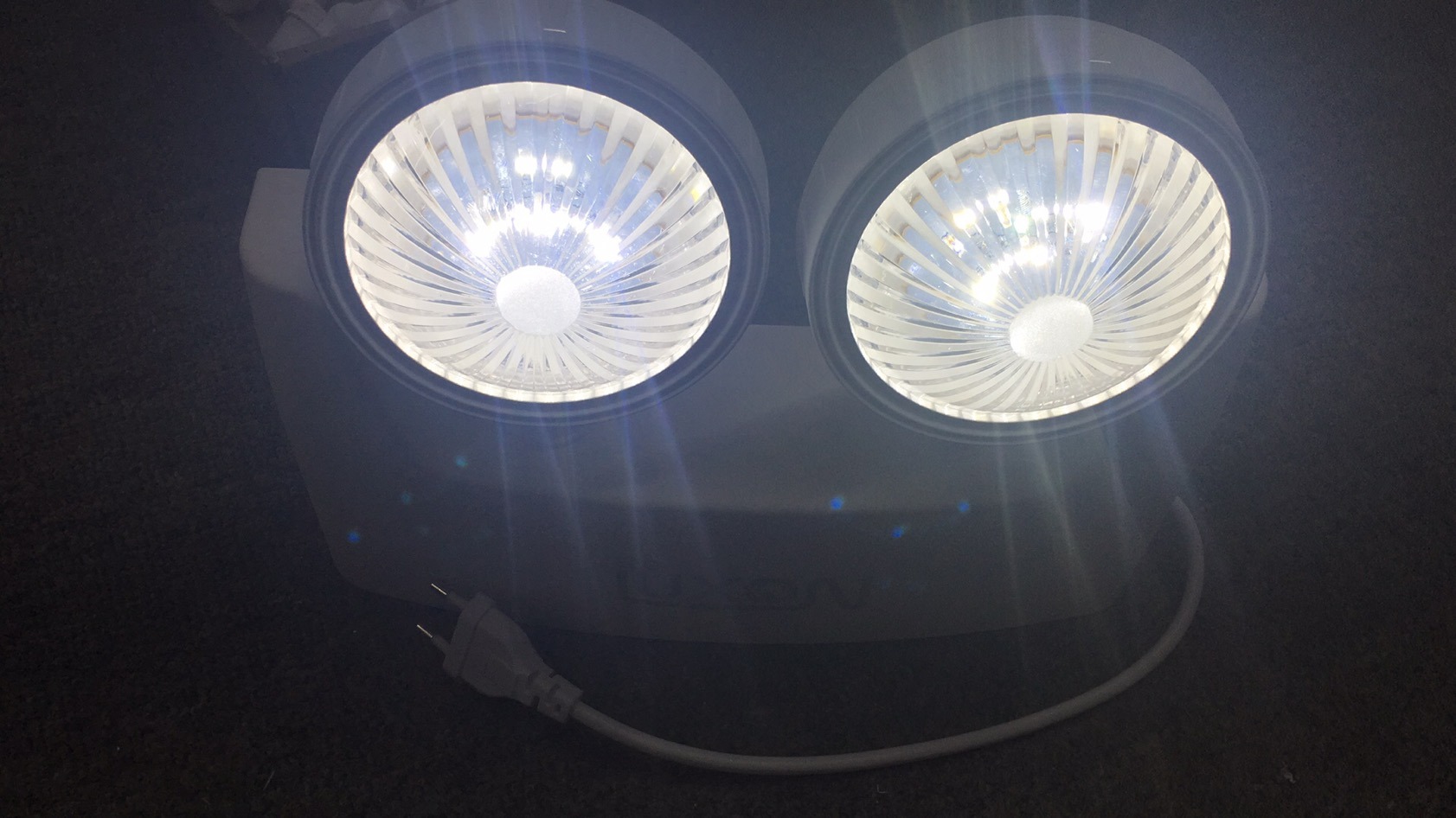 LED Emergency Twin-Head Light 1.5+1.5W